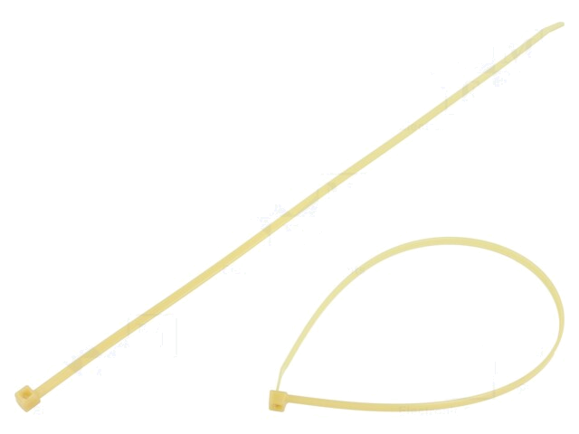Kabelbinder; L: 390mm; W: 4,6mm; polyamide; 225N; natuurlijk; T50L Kabelbinder; L: 390mm; W: 4,6mm; polyamide; 225N; natuurlijk; T50L